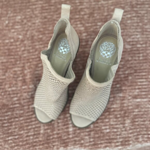 Vince Camuto Katnina Perforated Leather Bootie - Picture 2 of 4